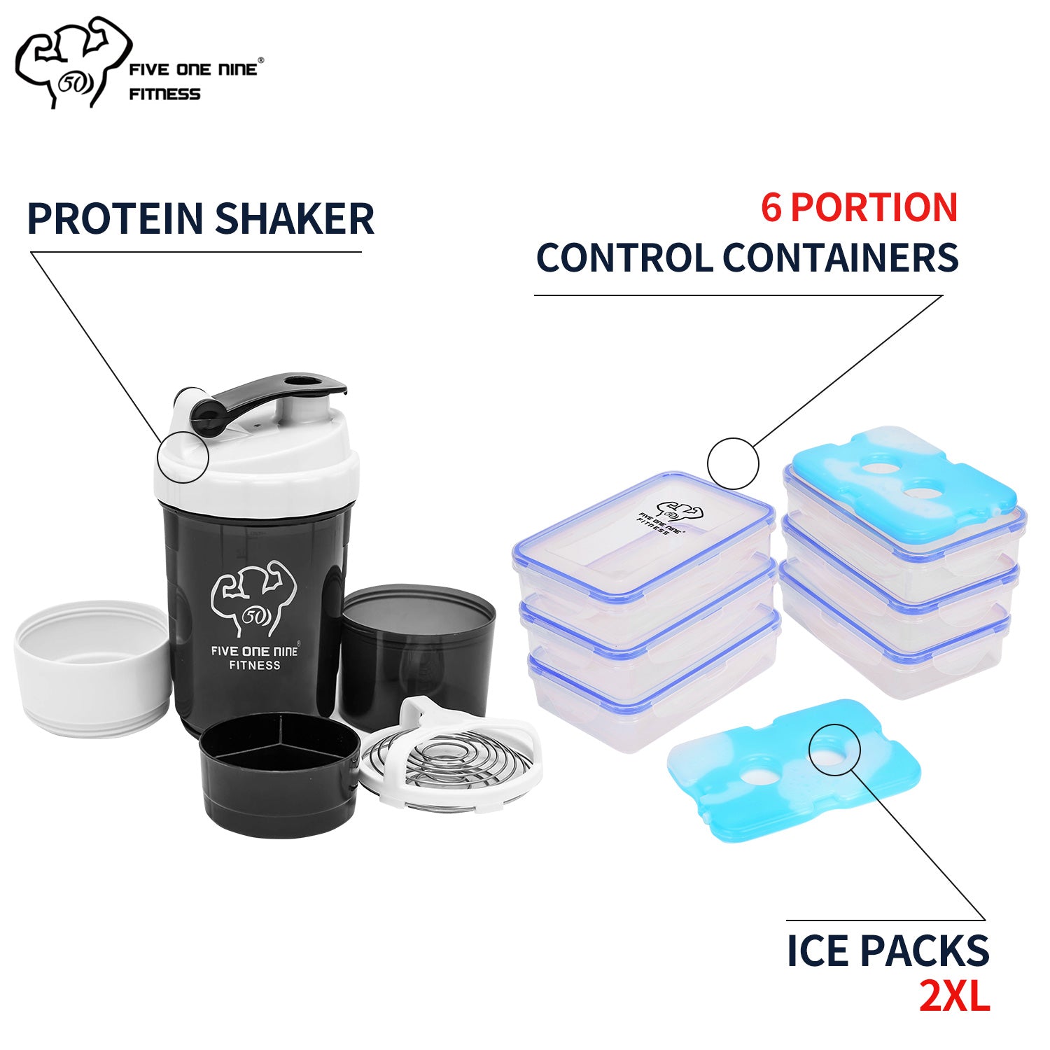  Evolutionize EDC Meal Prep Backpack Full Meal Management System  - Holds 6 Meals - Includes Portion Control Meal Prep Containers + Ice Pack ( BACKPACK - 6 Meal, Grey (Waxed Canvas)): Home & Kitchen